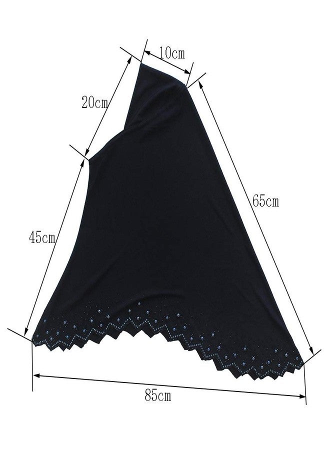 Modest Beauty Instant Hijab Scarf for Women Muslim Women Clothing Headscarf for Girls with Czech Rhinestone - Image 4